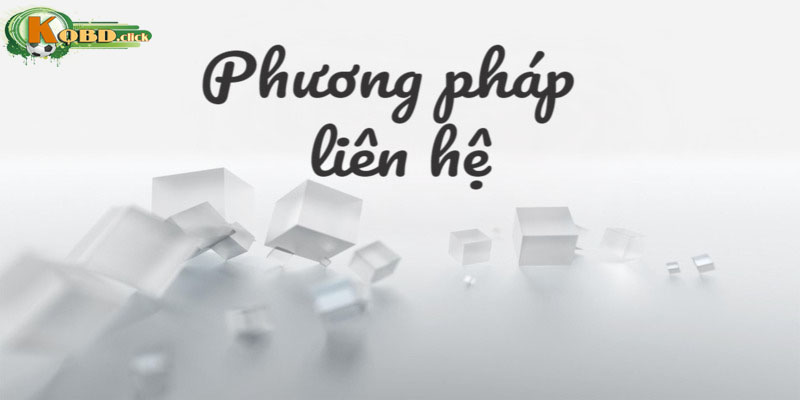 Cách liên lạc với website kết quả bóng đá