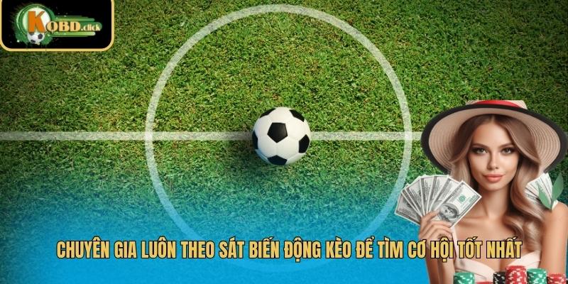 Chuyên gia luôn theo sát biến động kèo để tìm cơ hội tốt nhất